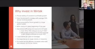 Michael Aaen at Unge Investor event-compressed